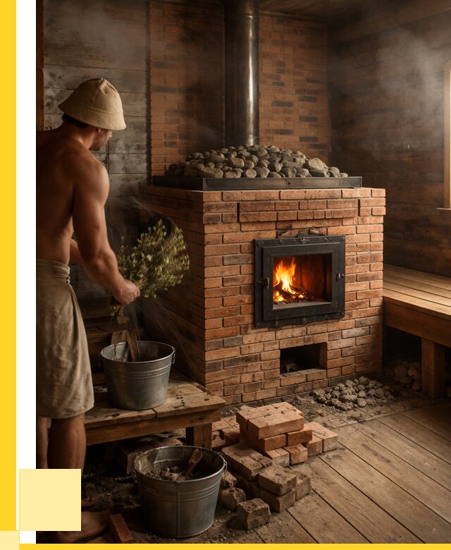 Кирпичные банные печи в Ногинске от 91179 р. | ЭриданНгн