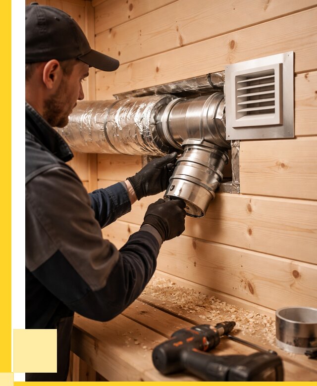 Монтаж вентиляции бани в Ногинске от 12157 р. | ЭриданНгн