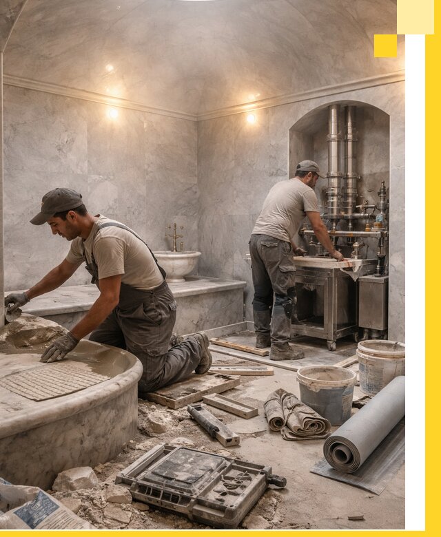 Строительство турецких бань хаммам под ключ в Ногинске