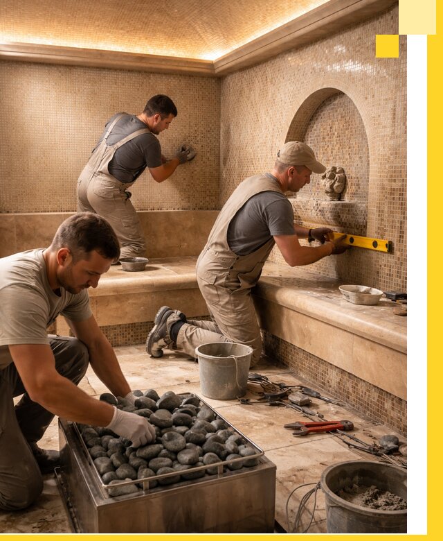 Проектирование и строительство хамама и сауны в Ногинске