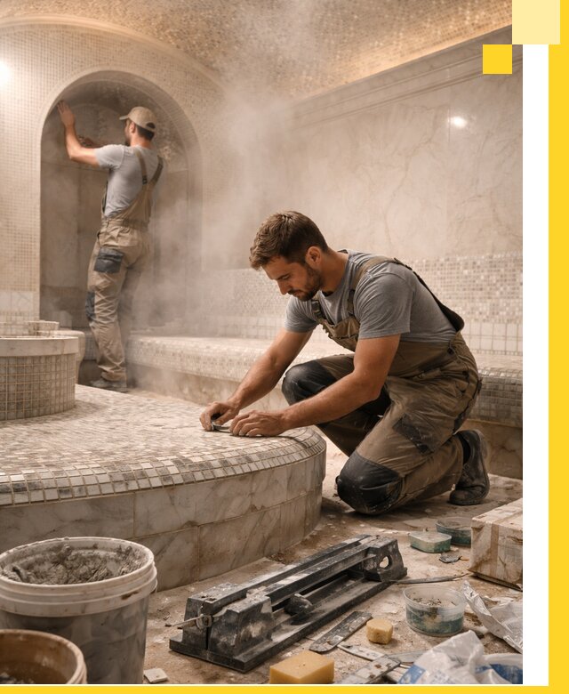 Профессиональный дизайн хамама и SPA под ключ в Ногинске