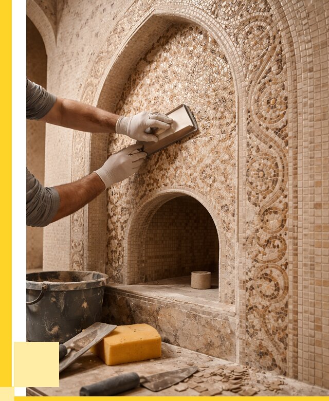 Мозаика для хамама в Ногинске под ключ от 5066 р. | ЭриданНгн