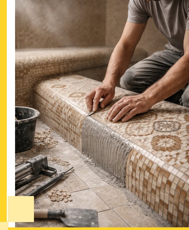 Плитка для хамама под ключ в Ногинске от 3546 р. | ЭриданНгн