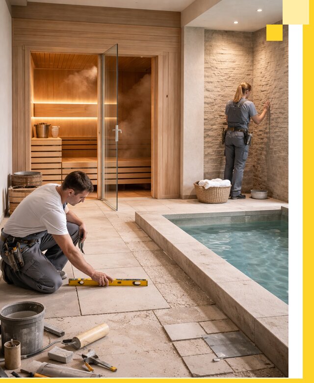 Комплексный дизайн и отделка интерьеров SPA под ключ в Ногинске